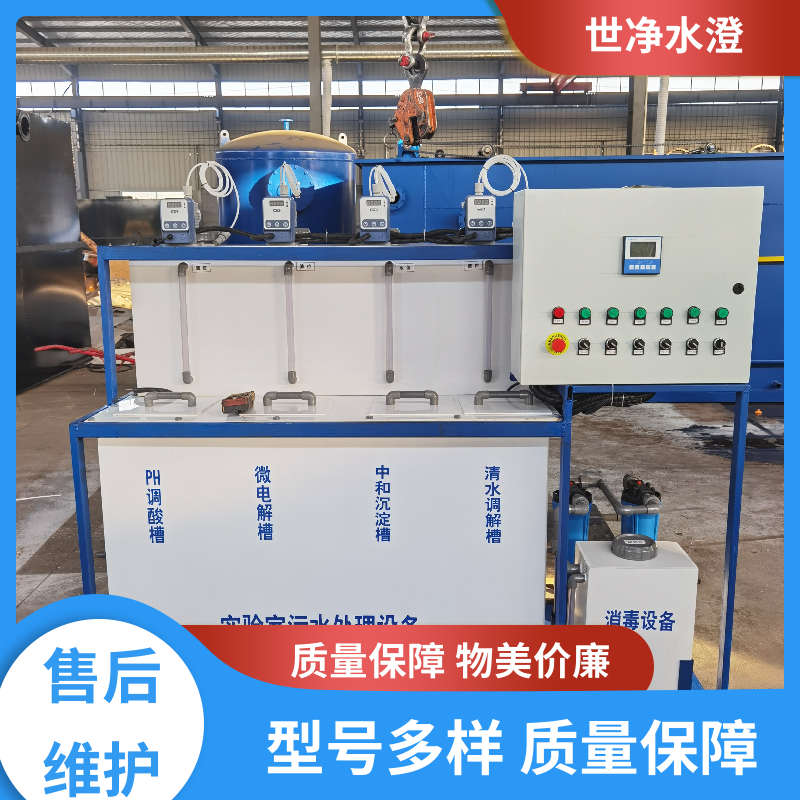 碳钢防腐 检测中心污水处理设备 污水脱色 现货速发 世净澄