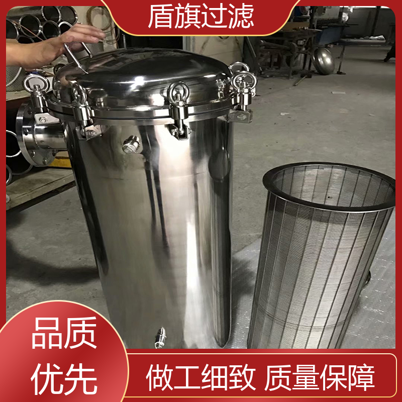 盾旗过滤 现货速发 pp袋式过滤器定制 操作简单 坚固耐用
