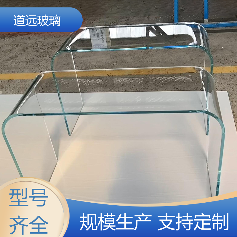 道远 中空曲面 弧形玻璃隔断 高强度抗冲击 可支持定制