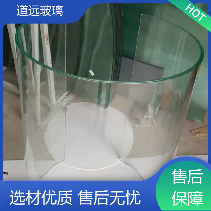 艺术内雕 弧形玻璃 坚固耐用防爆防砸 可按需定制 道远