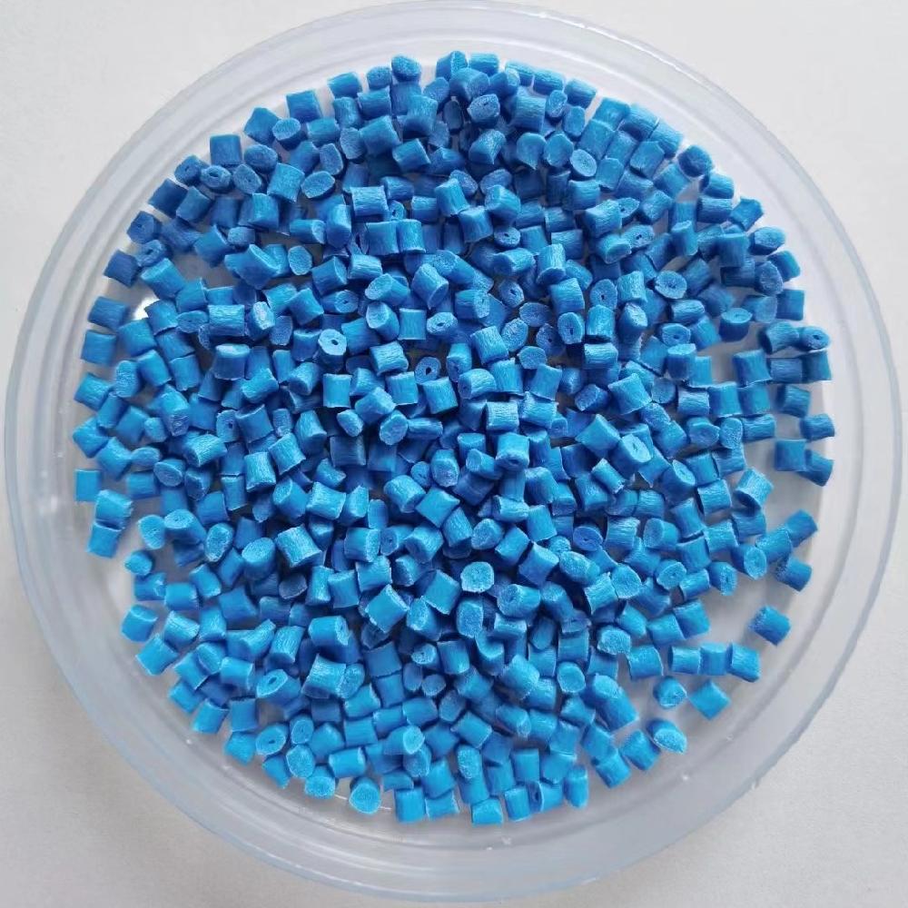 Environmentally friendly PBT particles, white fireproof PBT plastic, glass fiber reinforced PBT raw material, flame retardant and fiber reinforced PBT resin