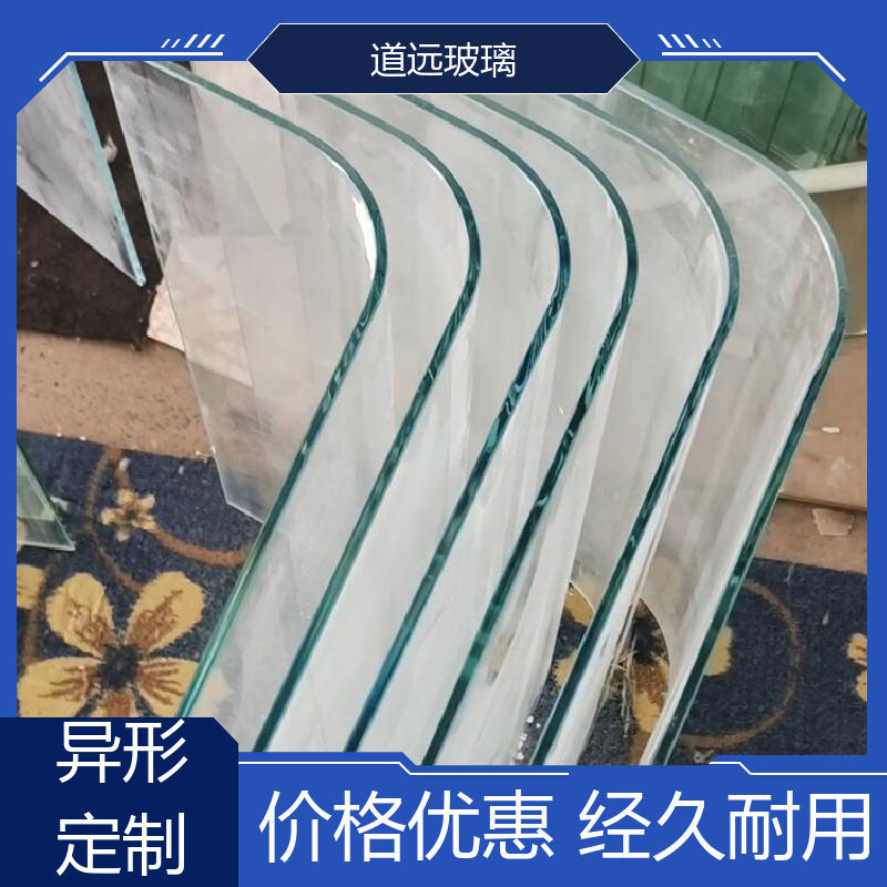 旋转楼梯 热弯夹娟玻璃 高强度抗冲击 可任意弧度弯曲 道远