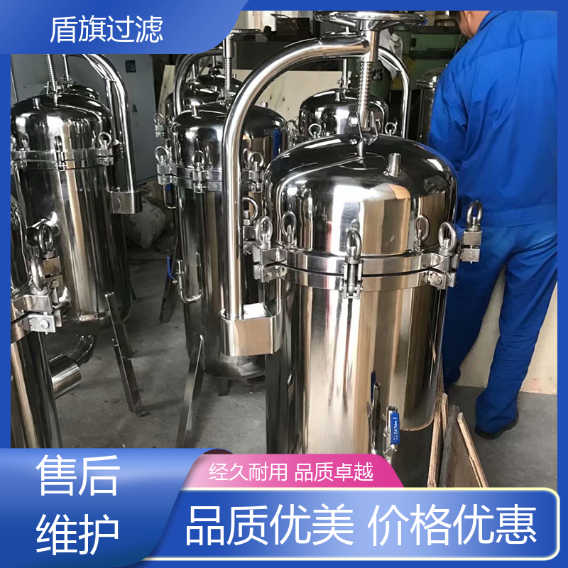 盾旗过滤 规模生产 全自动袋式过滤器 便捷安全环保 坚固耐用