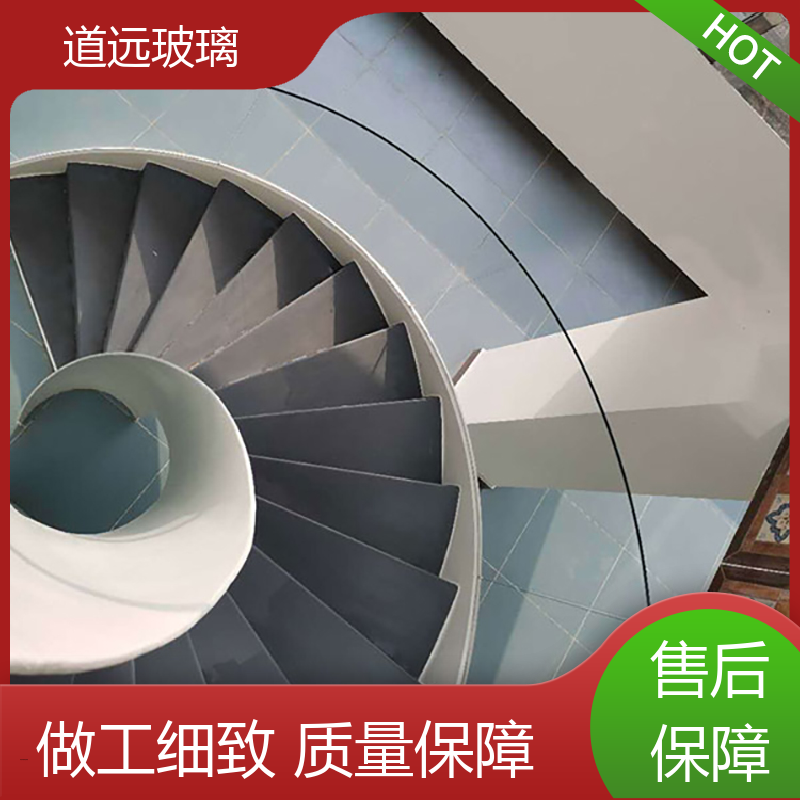 超白普白异形 弧形玻璃隔断 高强度抗冲击 现代轻奢风 道远