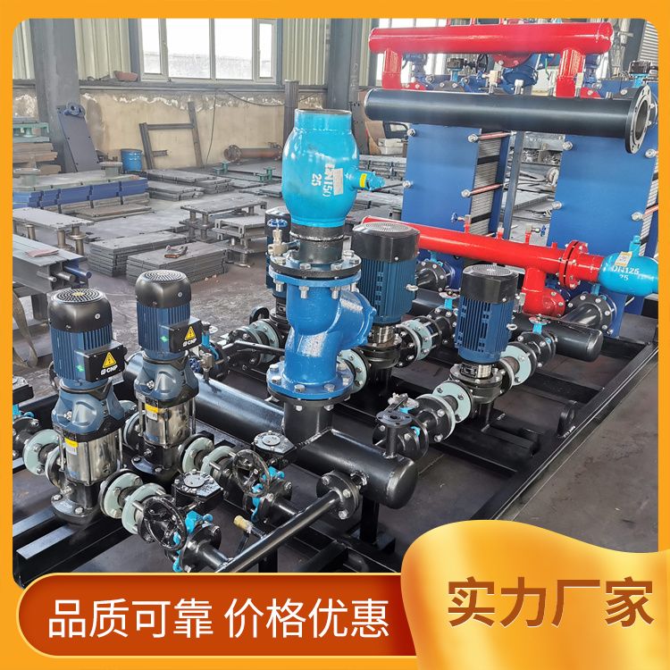 鼎立 换热机组生产厂家 管箱式 运行稳定 拆装清洗方便