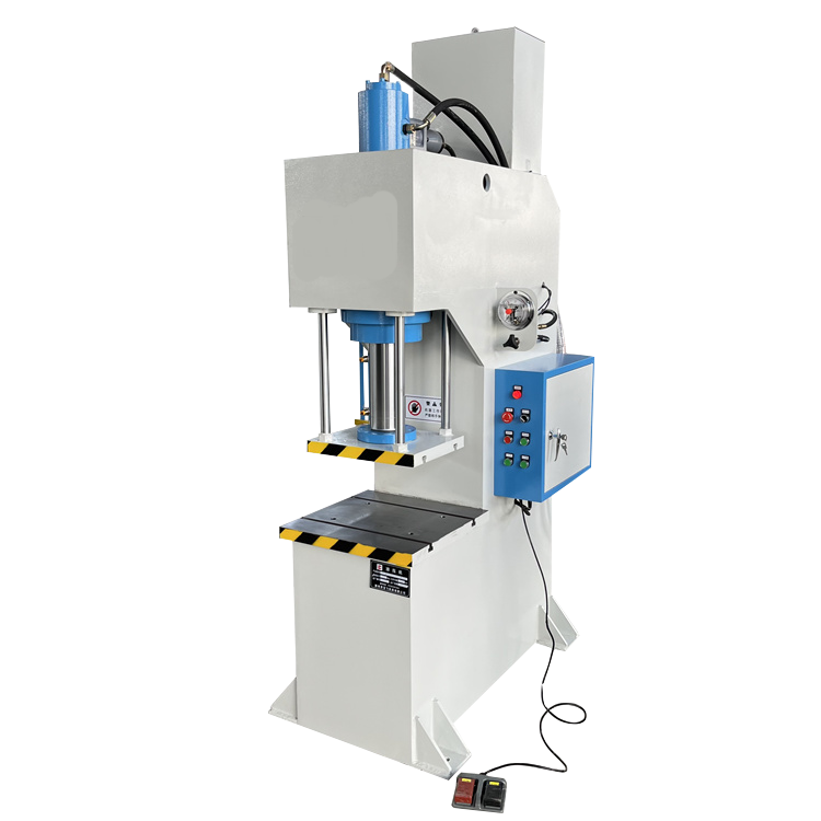 63T single arm hydraulic press, C-type straightening machine, fast stretching, Dongcheng supply 63T oil press