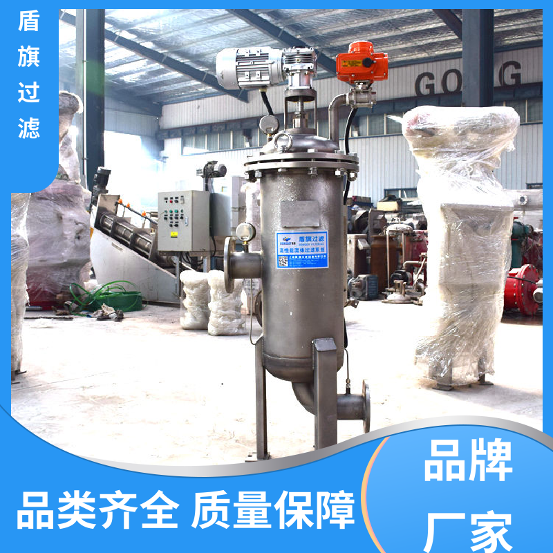 盾旗过滤 源头厂家 自清洗过滤器卧式订做 外形美观 质量保障