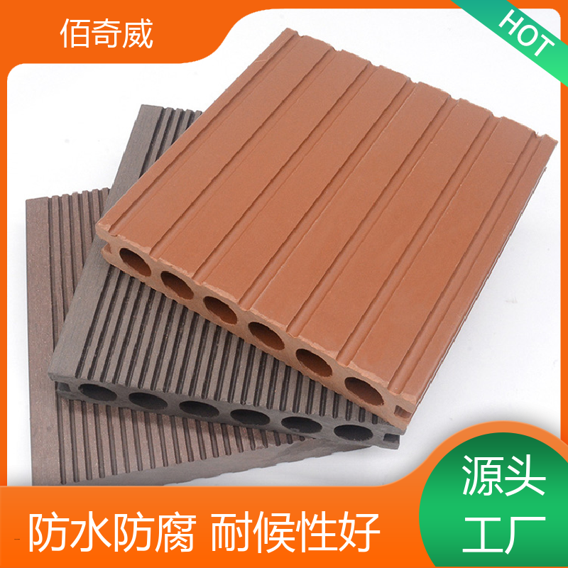 Baiqiwei Garden Wood Plastic Flooring Post Paint Free Maintenance Installation Guide Customization Service