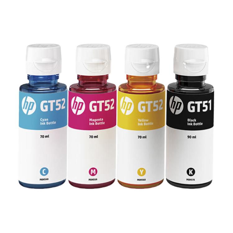 HP惠普GT51/GT53XL+GT52原装墨水套装适用Tank531/519/410/675 产品关键词:tank531墨水;gt52墨水 ...