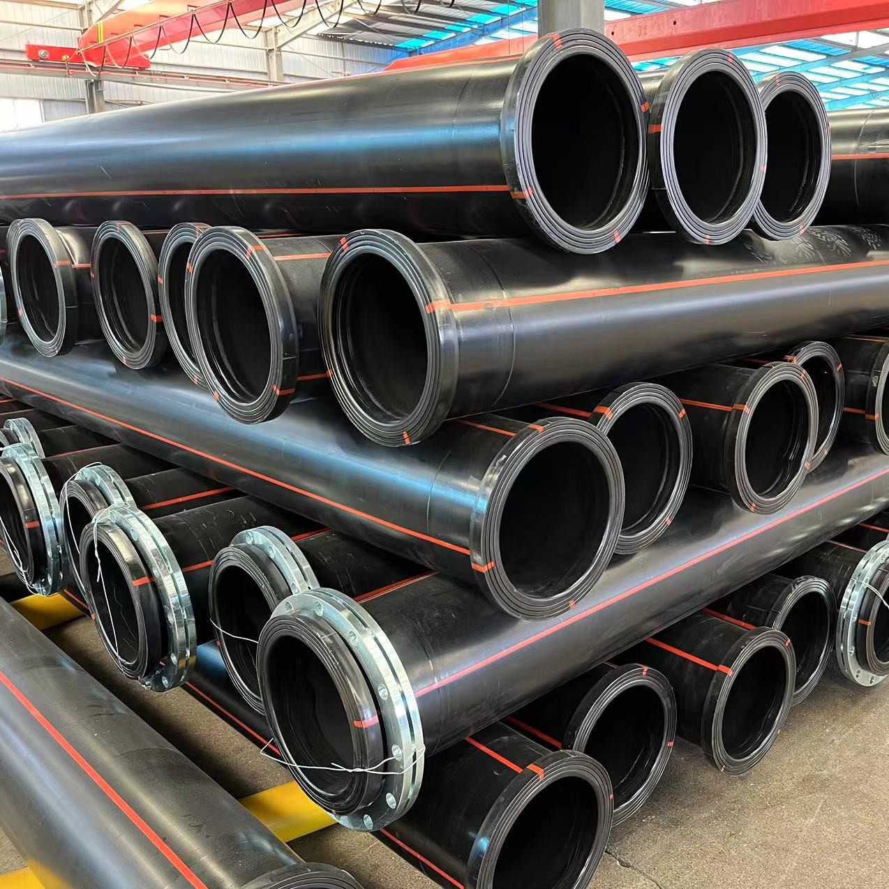 Fuyuan Coal Mine Underground Drainage Pipe Polyethylene Steel Wire Mesh Framework Pipe DN250 40kg Aging and Corrosion Resistance