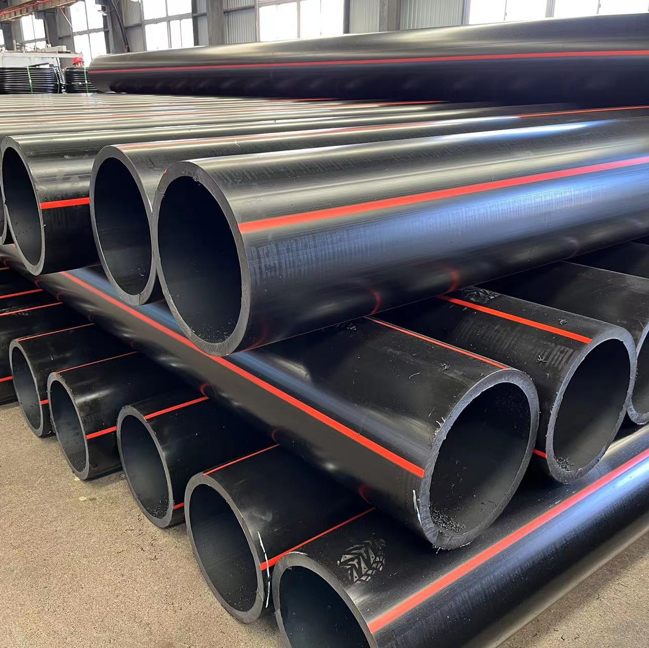 Fuyuan Coal Mine Underground Drainage Pipe Polyethylene Steel Wire Mesh Framework Pipe DN250 40kg Aging and Corrosion Resistance