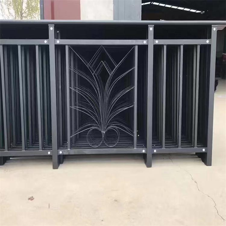 Balcony guardrail, bay window, iron art, zinc steel fence, high-rise residential buildings available