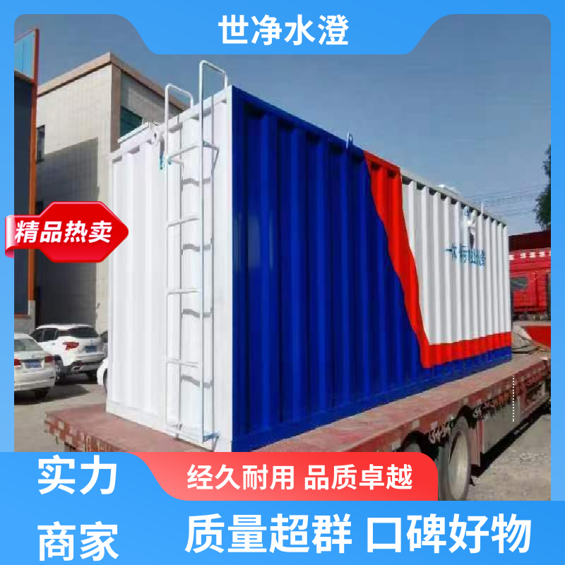 世净澄环保 研发生产 集装箱式污水处理设备 污水脱色 厂家直供