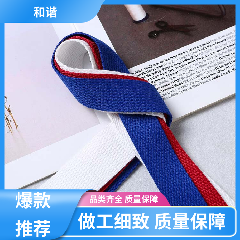 和谐 丙纶 辅料织带 线条流畅 坚固耐用 口碑好物 厂家直供