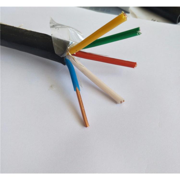 阻燃控制电缆ZR-KVV 6*0.75 KVVP2铜带屏蔽控制线缆