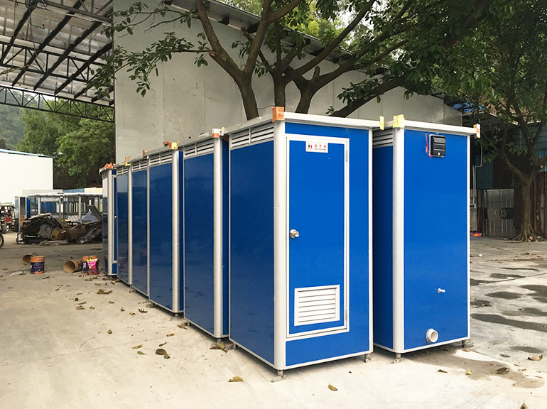 Construction site restroom, shower room, simple toilet, outdoor scenic spot, temporary mobile toilet, toilet