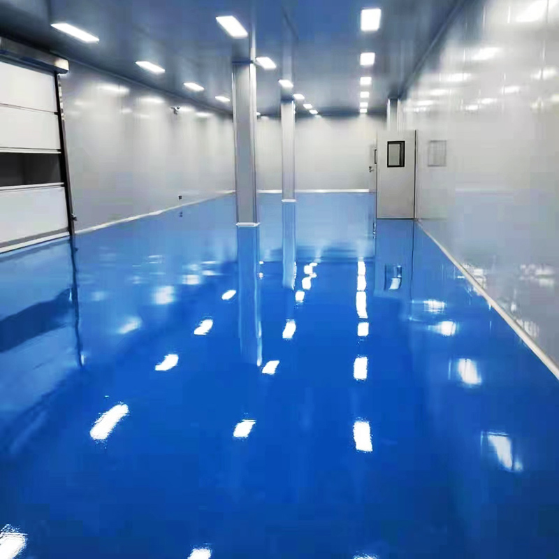 Halo Building Materials Workshop Epoxy Resin Flooring Acid and Alkali Resistant Green Environmental Protection Flat Painting