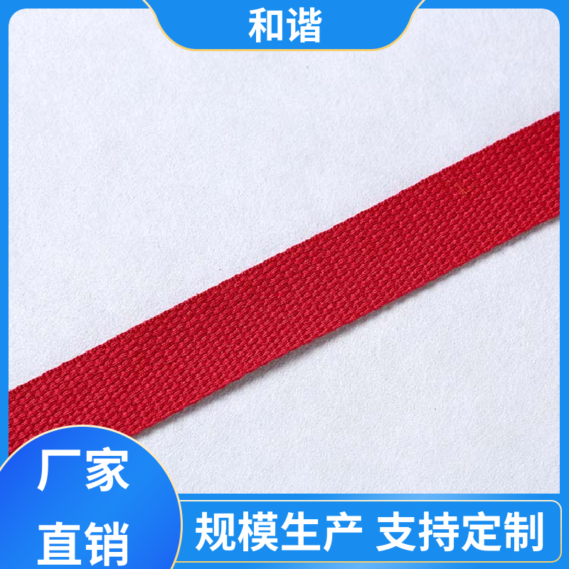 彩色涤纶 鞋服辅料织带 多样可选 弹性适宜 口碑好物 厂家直供 和谐