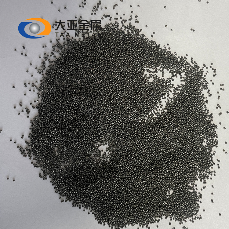 Surface treatment, rust removal, sandblasting, high strength, large sub low bainite steel shot with good resilience