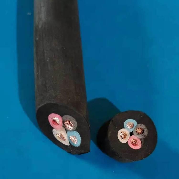 YZ中型橡套电缆YZ-3x2.5+1x1.5通用橡套软电缆