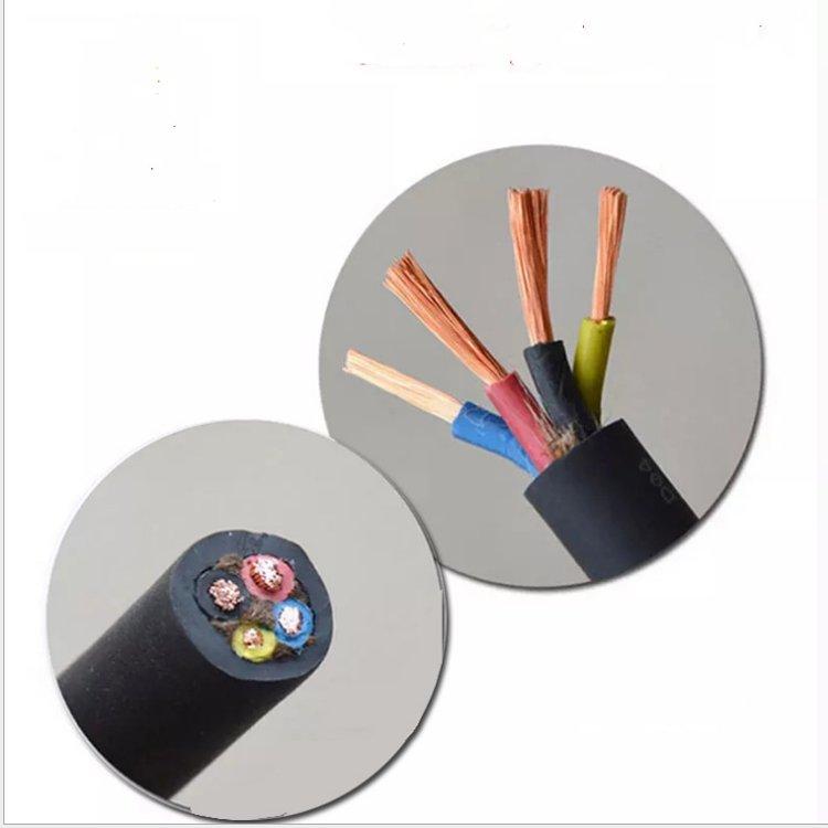 MYQ 矿用移动轻型橡套软电缆 MZ电钻电缆3*2.5+1*2.5 MZP 3*4+1*4