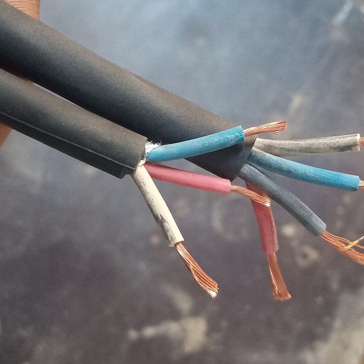 井下照明电缆MYQ4x1.0 MYQ铜芯矿用轻型橡套电缆