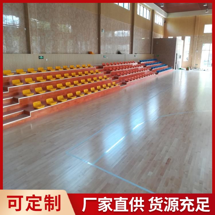  博纳 进口实木室内篮球场木地板厂家直供 单龙骨 铺设要求
