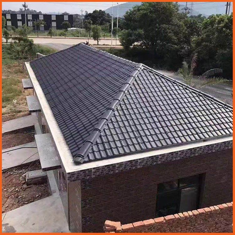 泊镁特 屋顶建筑用合成树脂瓦 古建仿古瓦 2.8mm厚塑料瓦片 厂家直售