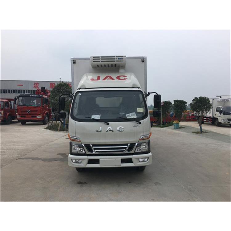 江淮骏铃V5 4.2米F类冷藏车 康明斯150马力发动机 选装肉钩