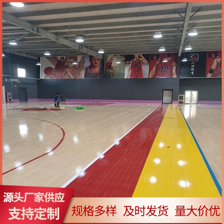  博纳 壁球馆羽毛球木地板供应 产品种类实木地板 美枫 构造