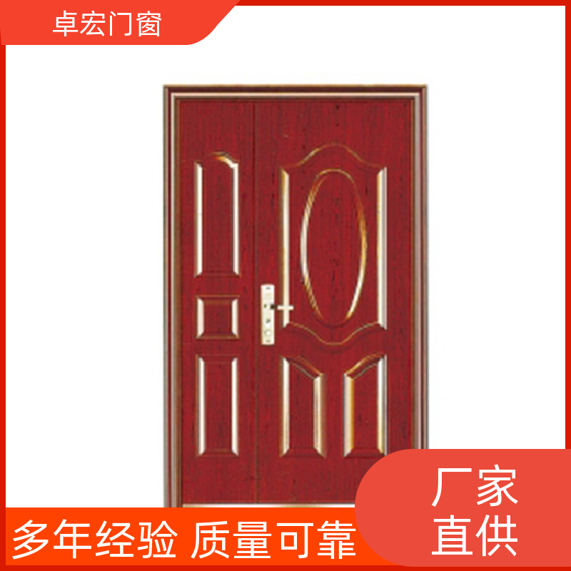 卓宏门窗承接工程木质防火门按需定制厂家供应