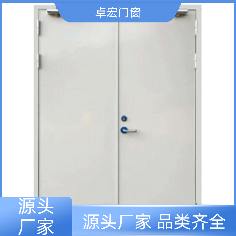 卓宏门窗公共场所乙级钢质防火门隔火阻燃消防通道门厂家供应