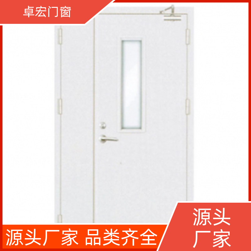 卓宏门窗304不锈钢丙级木质防火门隔火阻燃消防通道门厂家供应