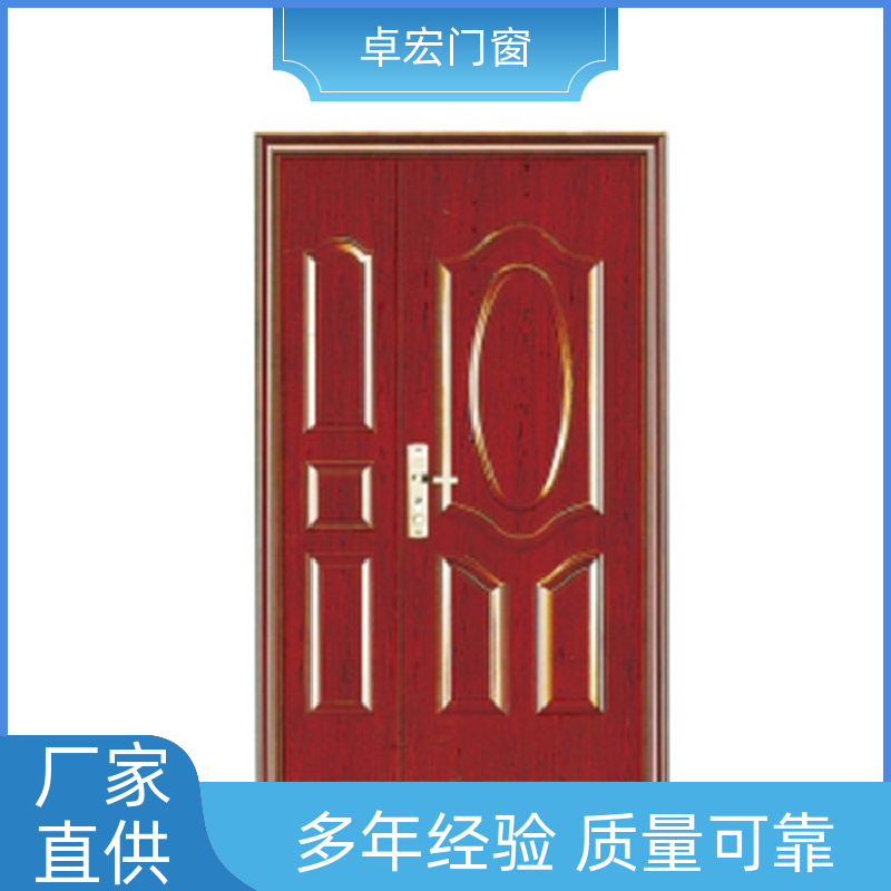 卓宏门窗304不锈钢乙级木质防火门隔火阻燃消防通道门厂家供应