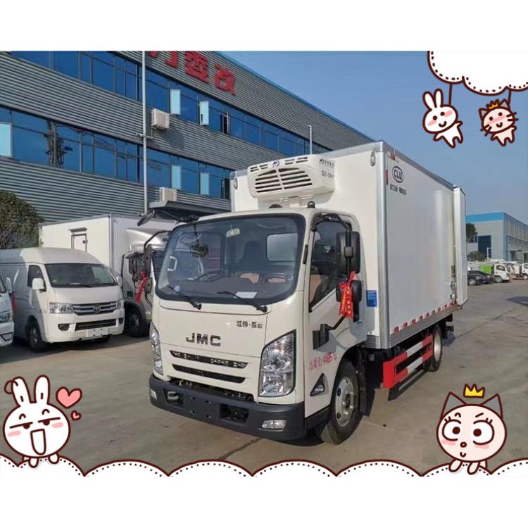 江铃凯运冷藏车 国六蓝牌 保鲜 恒温 冷冻冷链物流厢式货车