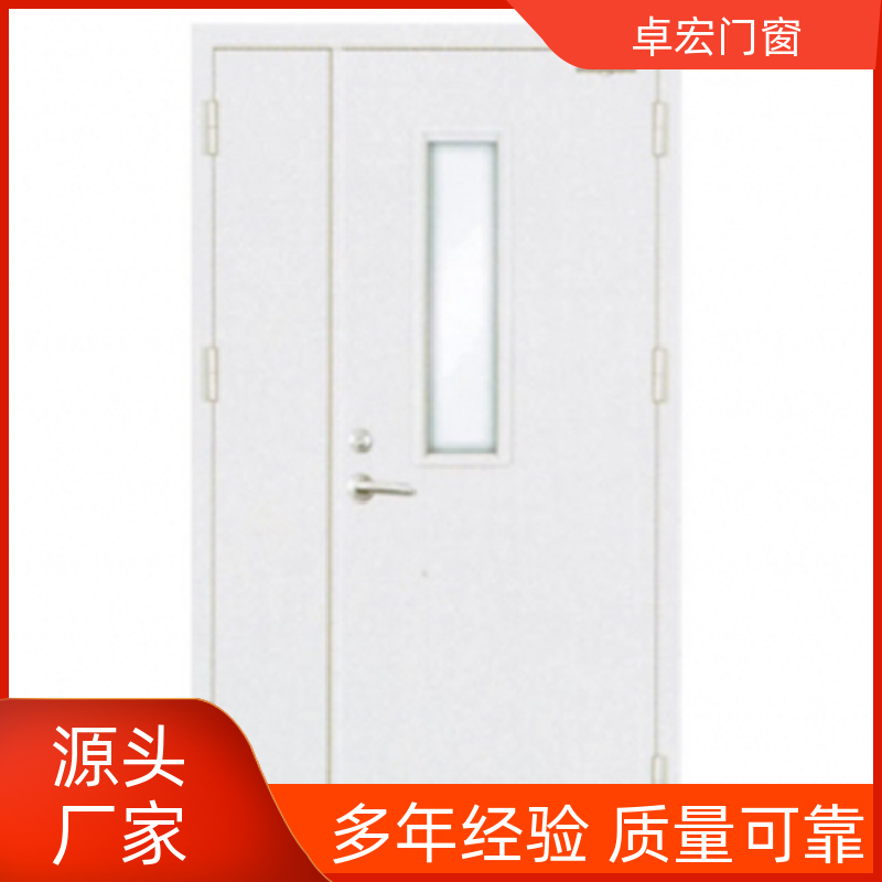 卓宏门窗公共场所防火双开门隔火阻燃严选材质厂家供应