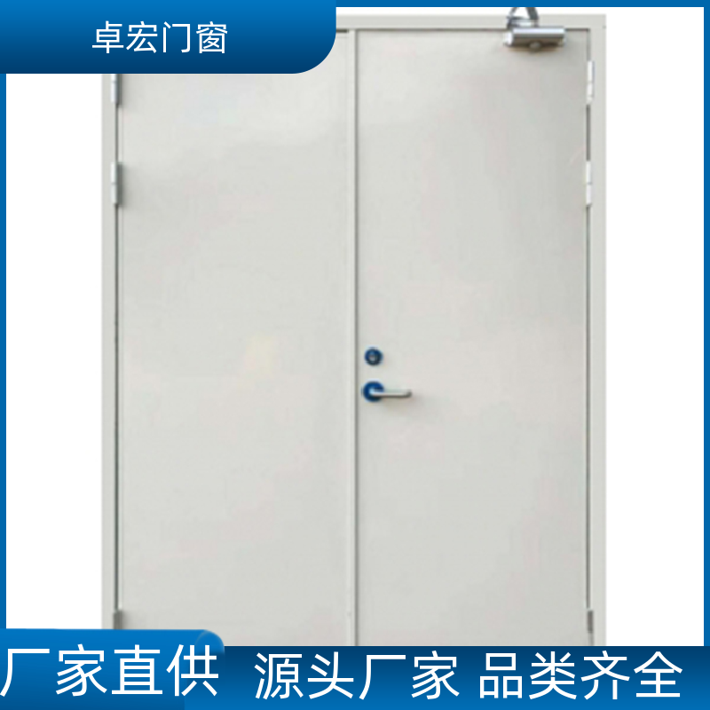 卓宏门窗安全工程丙级木质防火门隔火阻燃按需定制厂家供应