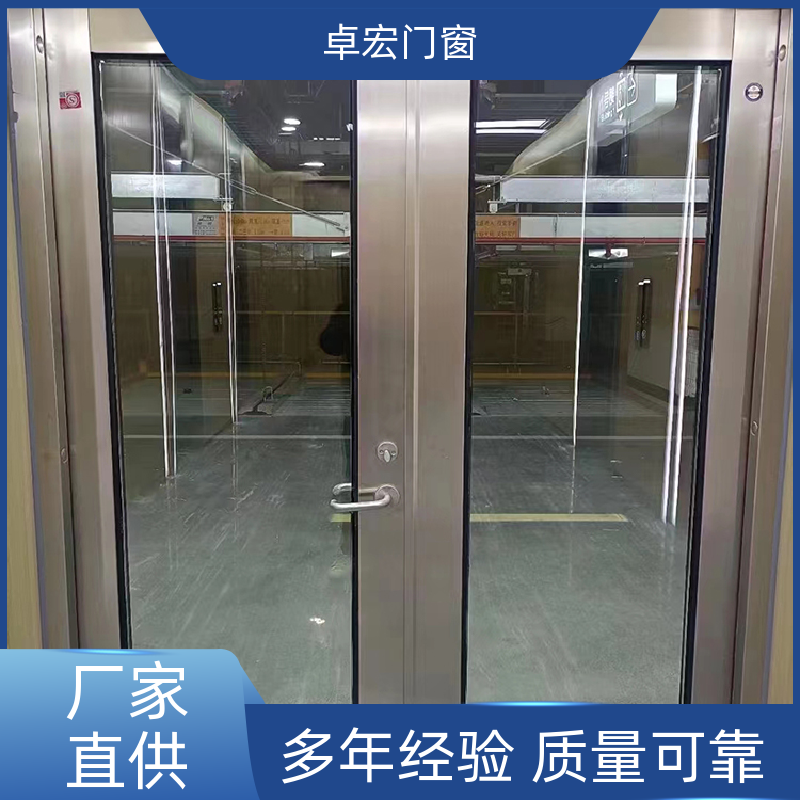 卓宏门窗304不锈钢丙级钢质防火门现货直发严选材质厂家供应