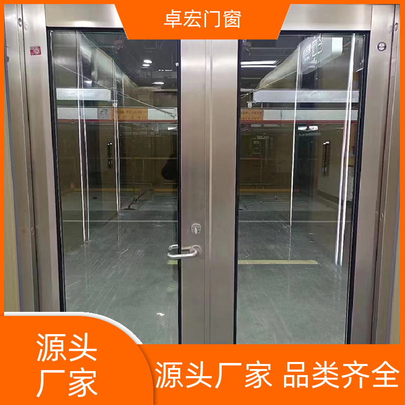 卓宏门窗304不锈钢甲级钢质防火门现货直发消防通道门厂家供应