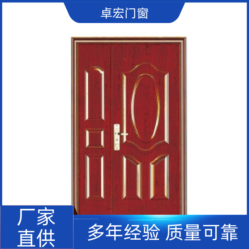 卓宏门窗304不锈钢防火双开门隔火阻燃按需定制厂家供应