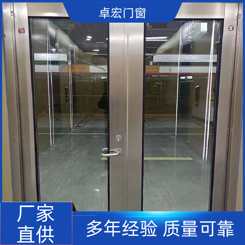 卓宏门窗304不锈钢丙级钢质防火门按需定制厂家供应