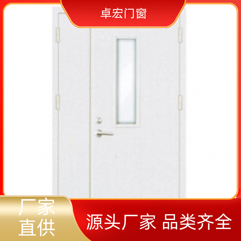 卓宏门窗承接工程木质防火门现货直发严选材质厂家供应