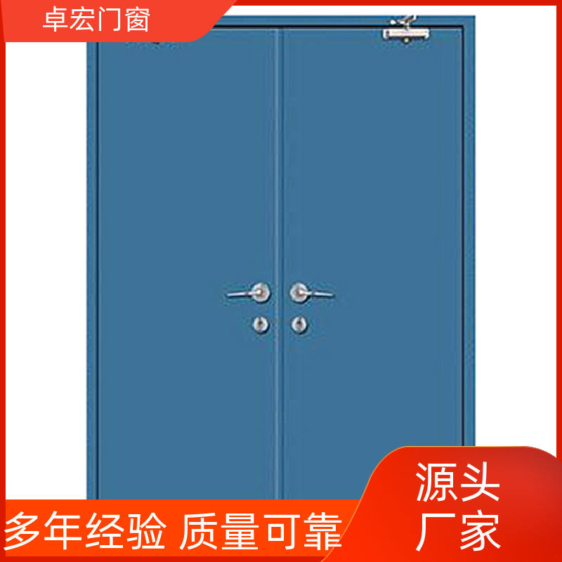 卓宏门窗承接工程乙级钢质防火门隔火阻燃严选材质厂家供应