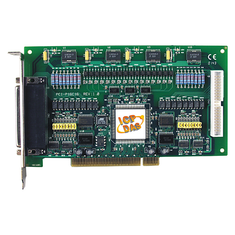 全新PCI-P16POR16 泓格16路Photo MOS继电器输出卡 光隔数字量输入卡