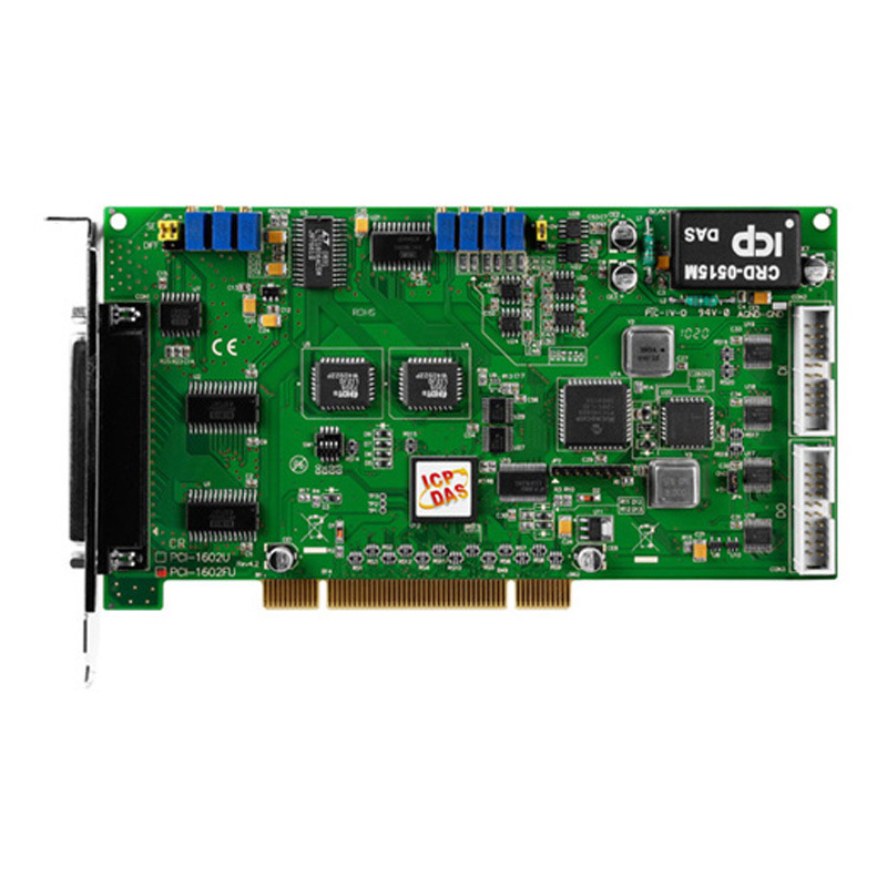 泓格PCI-1602FU多功能采集卡16路模拟量DA数字量入输出DIO板卡