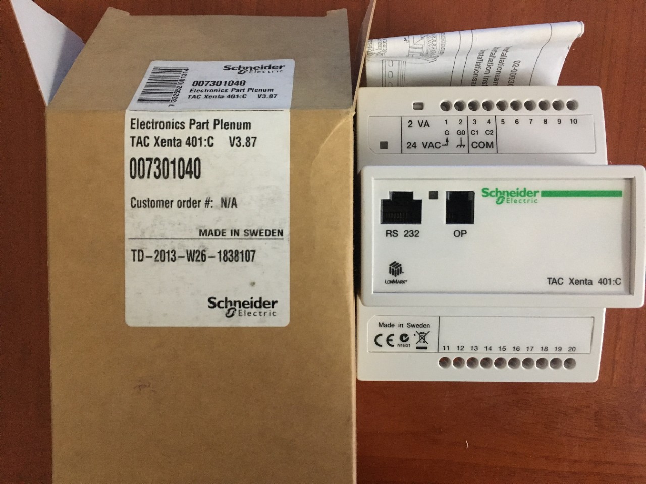 TAC Xenta 401C可编控制器全新原装正品保障实拍现货顺丰包邮议价