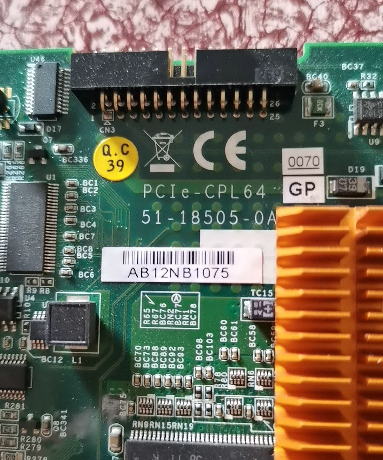 ADLINK凌华2路视频采集卡PCIe-CPL64 原装正品现货实物拍摄议价