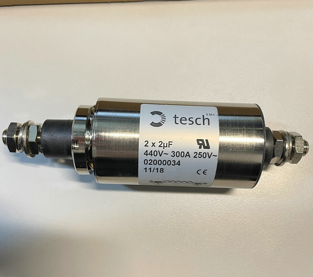 德国tesch滤波器2X2uF 400V～300A 250V～02000034全新原装现货议价