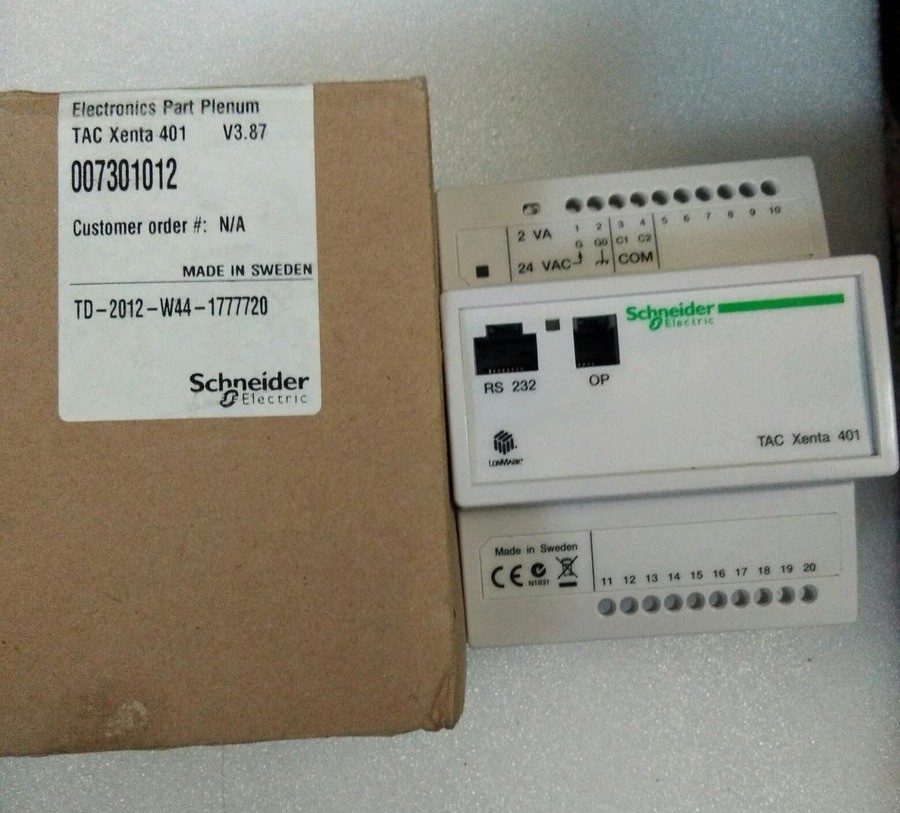 施耐德TAC xenta 401楼宇自控模块 全新原装正品现货实物拍摄议价