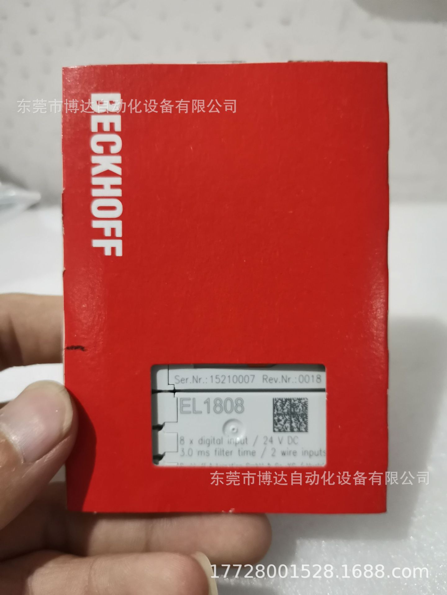 倍福BECKHOFF模块 EL1808 全新原装正品现货质保1年包邮实拍议价